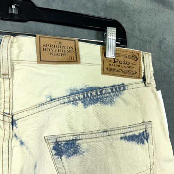 Polo Ralph Lauren Denim Shorts Womens 31 Sprighton Boyfriend Button Fly NWT - Picture 6 of 12